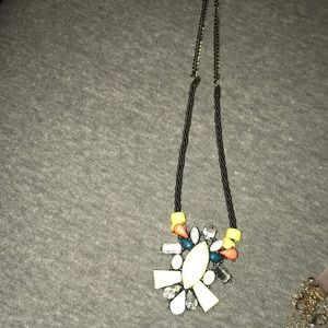 Long statement necklace